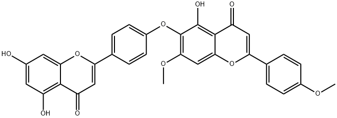 柳杉雙黃酮B, 22012-98-2, 結(jié)構(gòu)式