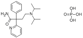 Disopyramid phosphate  Struktur