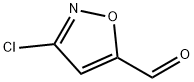 5-Isoxazolecarboxaldehyde, 3-chloro- (9CI) Struktur