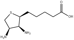 (2S,3S,4R)-CIS-5-(3,4-DIAMINOTETRAHYDRO-2-THIENYL)VALERIC ACID Structure