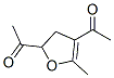 Ethanone, 1,1-(2,3-dihydro-5-methyl-2,4-furandiyl)bis- (9CI) Struktur