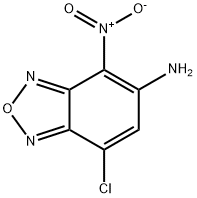 5-AMINO-7-CHLORO-4-NITROBENZOFURAZAN Struktur