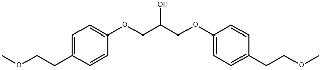 1,3-Bis[4-(2-methoxyethyl)phenoxy]-|1,3-二[4-(2-甲氧基乙基)苯氧基]-2-丙醇