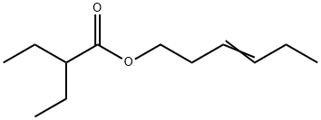 HEX-3-ENYL2-ETHYLBUTYRATE Struktur