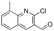 2-Chloro-8-Methyl quinoline-3-carboxaldehyde Struktur