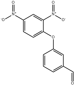 3-(2,4-Dinitrophenoxy)benzaldehyde Struktur