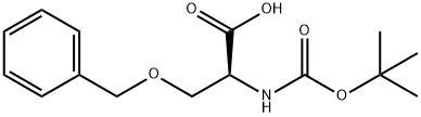 N-BOC-O-芐基-L-絲氨酸 結(jié)構(gòu)式