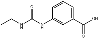3-[(Ethylamino)carbonyl]aminobenzoic acid Struktur
