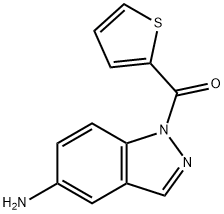 1-(2-Thenoyl)-1H-indazol-5-amine Struktur