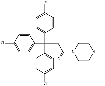 1-methyl-4-[3,3,3-tris(4-chlorophenyl)propionyl]piperazine|海濤林
