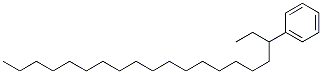 (1-Ethyloctadecyl)benzene Struktur