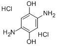 2,5-二氨基-1,4-二羥基苯二鹽酸鹽 結構式