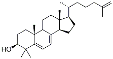 (3β)-4,4-DiMethyl-cholesta-5,7,25-trien-3-ol Struktur
