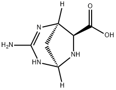 2,4,6-Triazabicyclo[3.2.1]oct-2-ene-7-carboxylicacid,3-amino-,(1R,5S,7S)-(9CI) Struktur