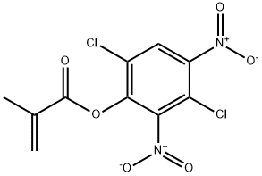 3,6-Dichloro-2,4-dinitrophenyl methacrylate Struktur