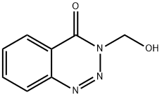 3-(hydroxymethyl)-4-ketobenz-1,2,3-triazine Struktur