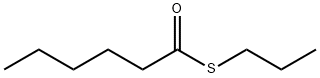 Hexanethioic acid S-propyl ester Struktur