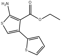 2-氨基-4-(2-噻吩基)噻吩-3-羧酸乙酯 結(jié)構(gòu)式