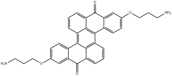 2 10-BIS(3-AMINOPROPOXY)DIBENZO[A J]PERY Struktur