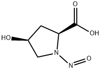 L-Proline, 4-hydroxy-1-nitroso-, cis- (9CI) Struktur