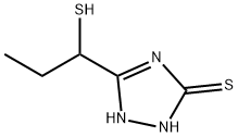 3-(1-Mercaptopropyl)-4,5-dihydro-1H-1,2,4-triazole-5-thione Struktur