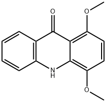 1,4-Dimethoxy-9(10H)-acridone Struktur