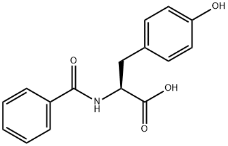 N-苯甲酰-L-酪氨酸 結(jié)構(gòu)式