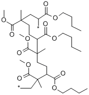 Butyl acrylate-methyl methacrylate polymers Struktur