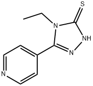4-ETHYL-5-PYRIDIN-4-YL-4H-[1,2,4]TRIAZOLE-3-THIOL Structure