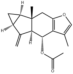 Linderene acetate Struktur