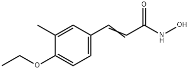 3-(4-Ethoxy-3-methylphenyl)-2-propenehydroxamic acid Struktur