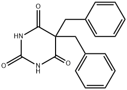 5,5-Dibenzylbarbituric acid Struktur