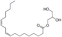 (9Z,12Z)-octadeca-9,12-dienoic acid, monoester with glycerol Struktur