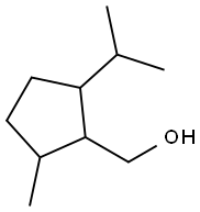 2-Methyl-5-(1-methylethyl)cyclopentane-1-methanol Struktur