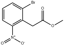 (2-BROMO-6-NITRO-PHENYL)-ACETIC ACID METHYL ESTER 結(jié)構(gòu)式