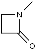 1-メチルアゼチジン-2-オン 化學(xué)構(gòu)造式