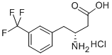 (R)-3-氨基-4-(3-三氟甲基苯基)丁酸, 269726-73-0, 結(jié)構(gòu)式