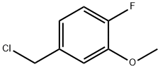 3-Methoxy-4-fluorobenzyl chloride Struktur