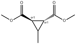 DIMETHYL 3-METHYL-TRANS-1,2-CYCLOPROPANEDICARBOXYLATE Struktur