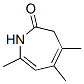 2H-Azepin-2-one, 1,3-dihydro-4,5,7-trimethyl- (9CI) Struktur