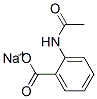sodium 2-(acetylamino)benzoate Struktur