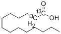 MYRISTIC-1,2-13C2 ACID Struktur