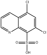 8-Quinolinesulfonic  acid,  5,7-dichloro- Struktur