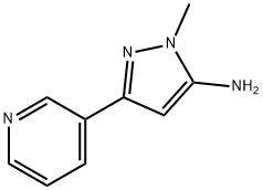 1-Methyl-3-pyridin-3-yl-1H-pyrazol-5-amine Structure