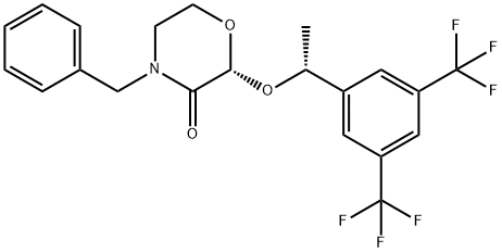 (2R)-4-BENZYL-2-{(1R)-1-[3,5-BIS(TRIFLUOROMETHYL)PHENYL]ETHOXY}MORPHOLIN-3-ONE|(2R)-4-芐基-2-[(1R)-1-[3,5-雙(三氟甲基)苯基]乙氧基]嗎啉-3-酮