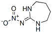 Hexahydro-2-(nitroimino)-1H-1,3-diazepine Struktur