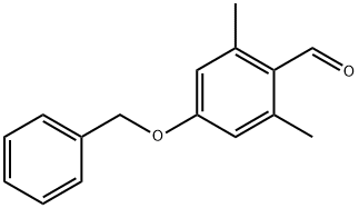 4-benzyloxy-2，6-dimethyl benzaldehyde Struktur