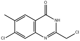 7-chloro-2-(chloroMethyl)-6-Methylquinazolin-4(3H)-one Struktur