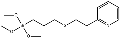 2-(2-PYRIDYLETHYL)THIOPROPYLTRIMETHOXYSILANE Struktur