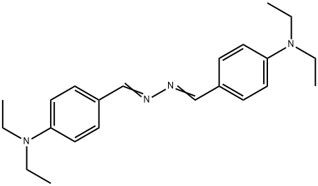 4-(diethylamino)benzaldehyde [[4-(diethylamino)phenyl]methylene]hydrazone Struktur